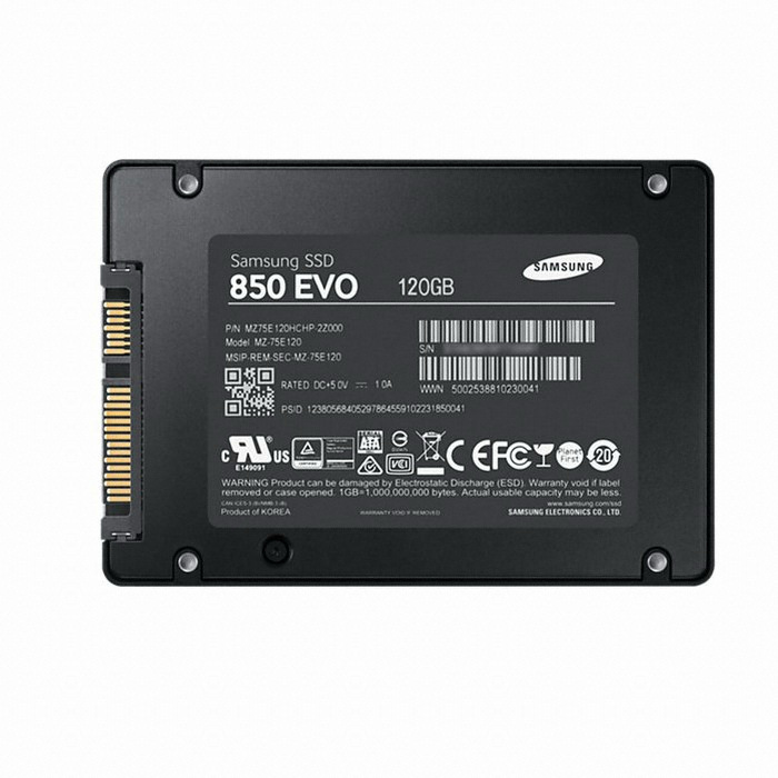삼성전자 850 EVO Series (120GB, MZ-75E120B/KR)